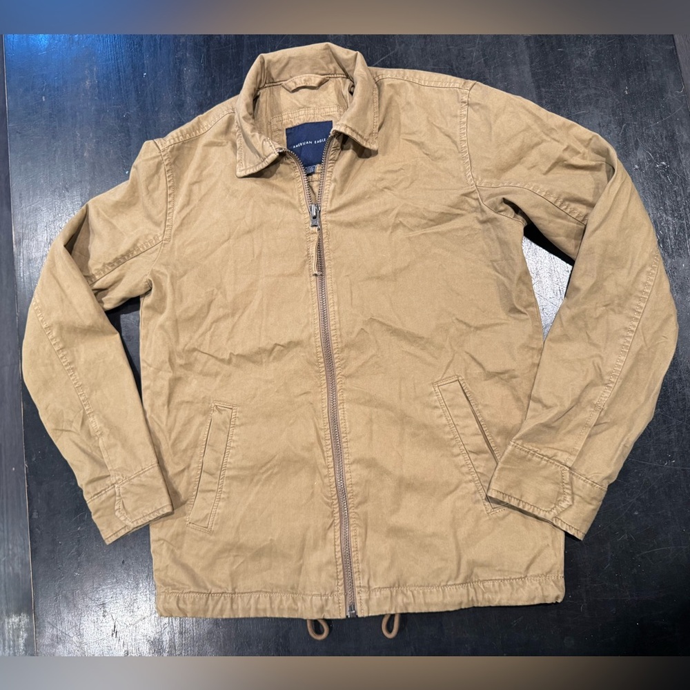 American Eagle Outfitters Men's Light Brown Tan Utility Jacket- Size XS